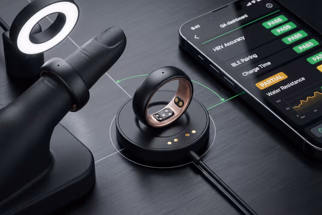 ArcX Ring — BLE Smart Ring iOS QA preview