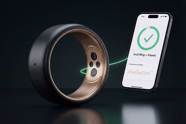 ArcX Ring — BLE Smart Ring iOS QA preview