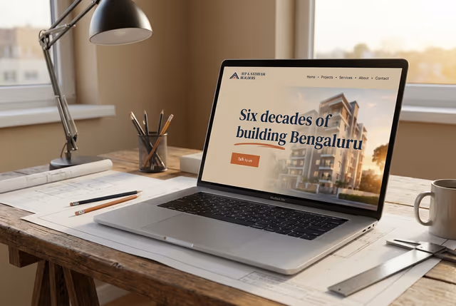 AVP & Sathyam Builders — Corporate Website preview