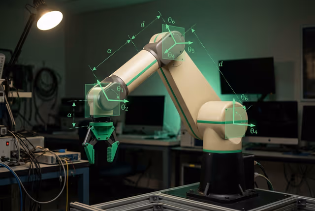 PUMA 6-DOF Robot Arm — Forward & Inverse Kinematics preview