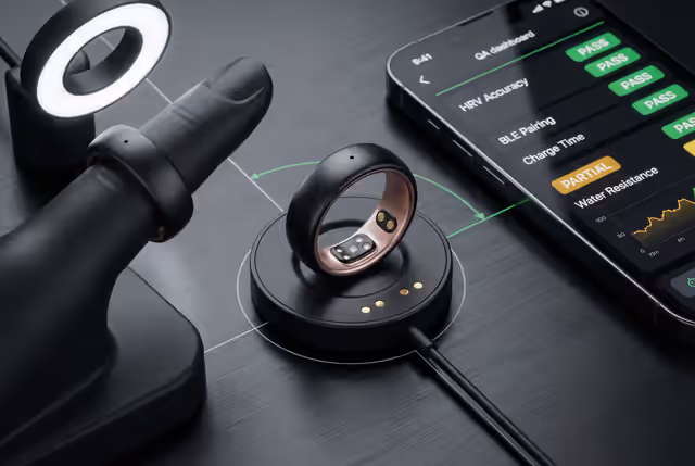 ArcX Ring — BLE Smart Ring iOS QA preview