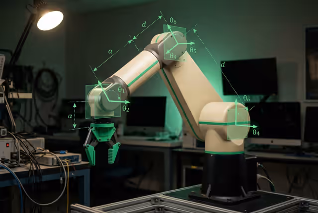 PUMA 6-DOF Robot Arm — Forward & Inverse Kinematics preview
