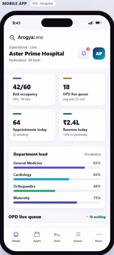 Hospital Mobile App
