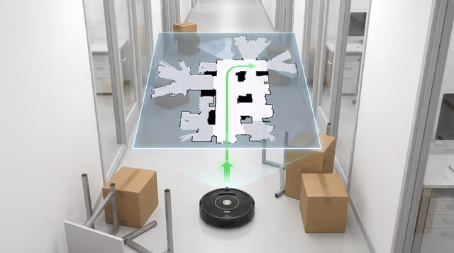 Sensor-Based SLAM Navigation — iRobot Create screenshot