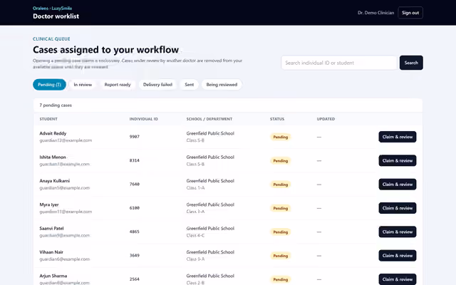 Doctor Worklist