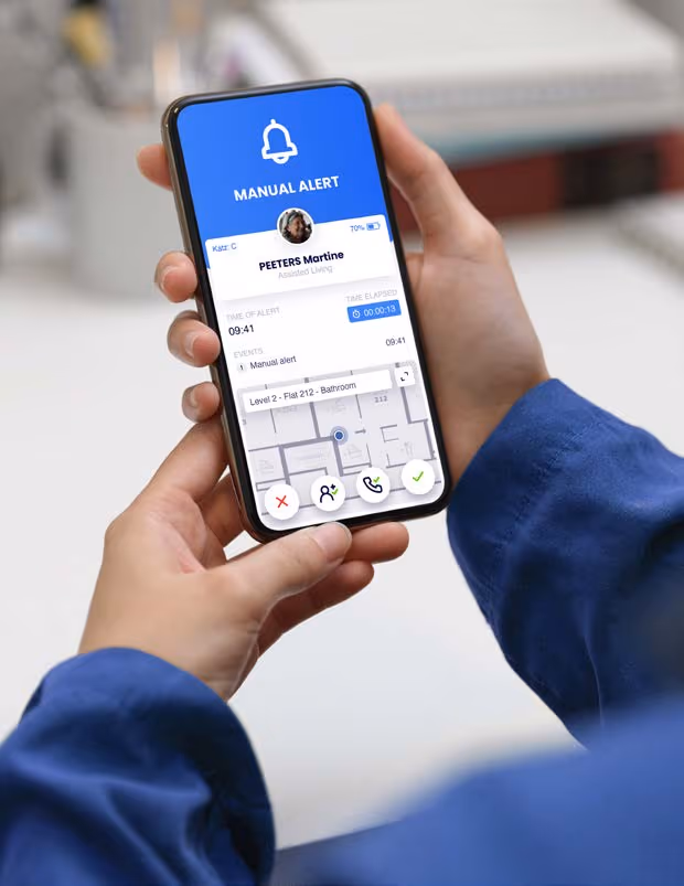 On-Device Activity Recognition — Care Wristband screenshot