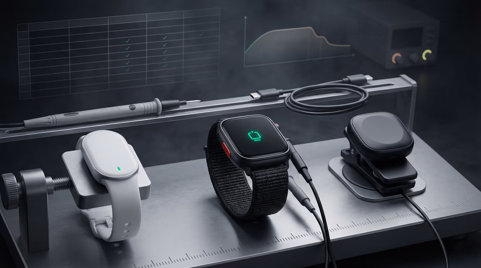 Hardware & Firmware QA - IoT Wearable Platform main screen